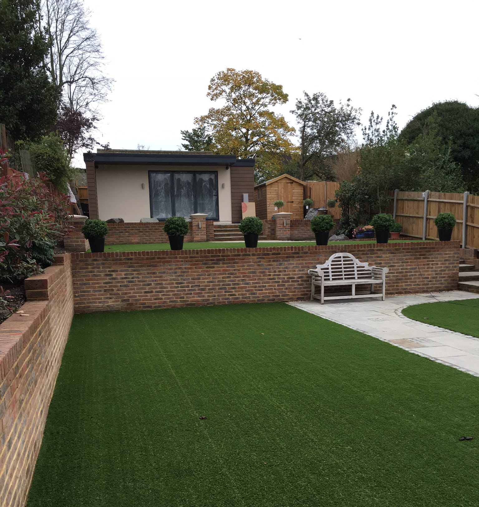new garden landscape