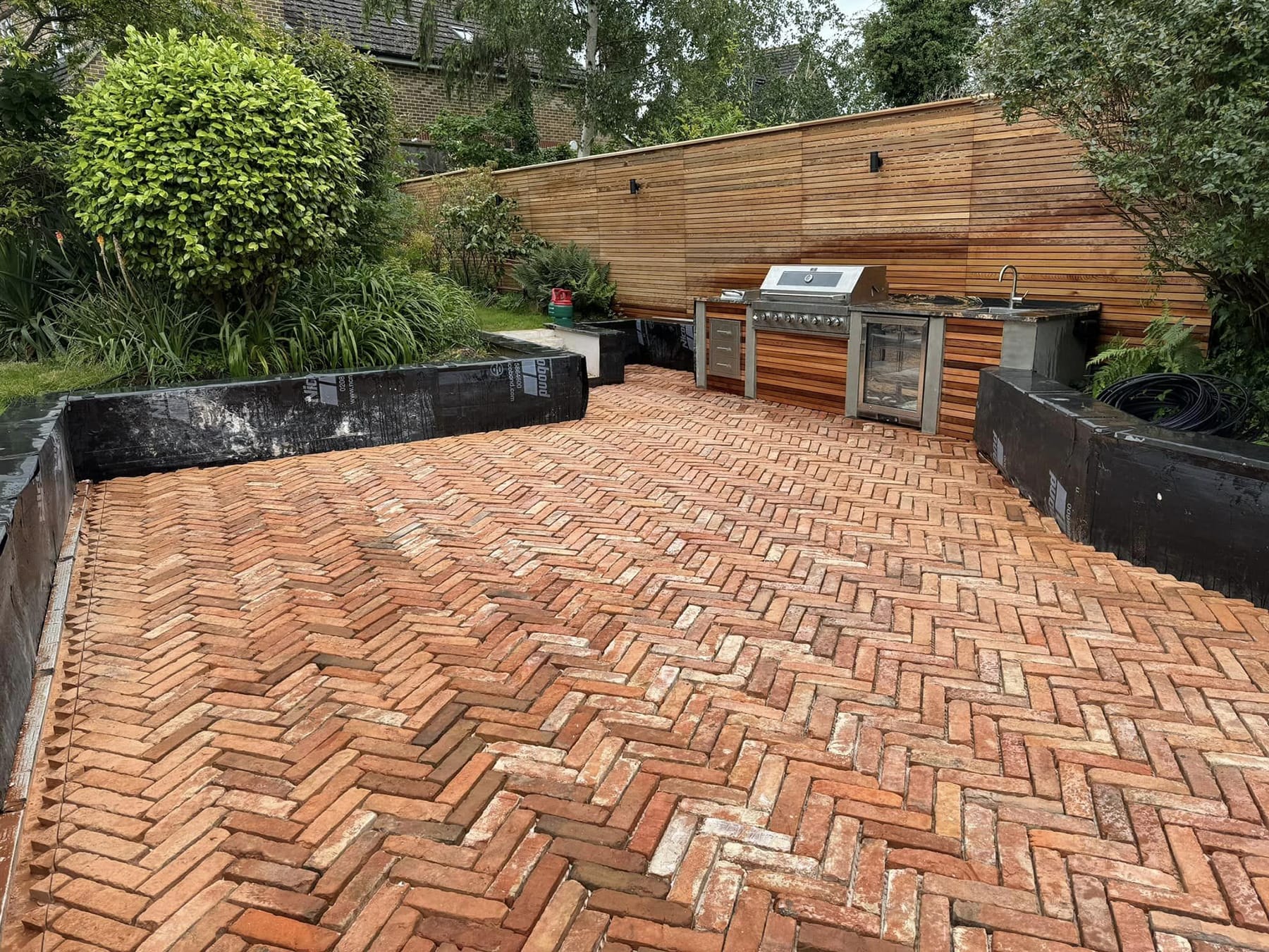 Exterior garden landscape