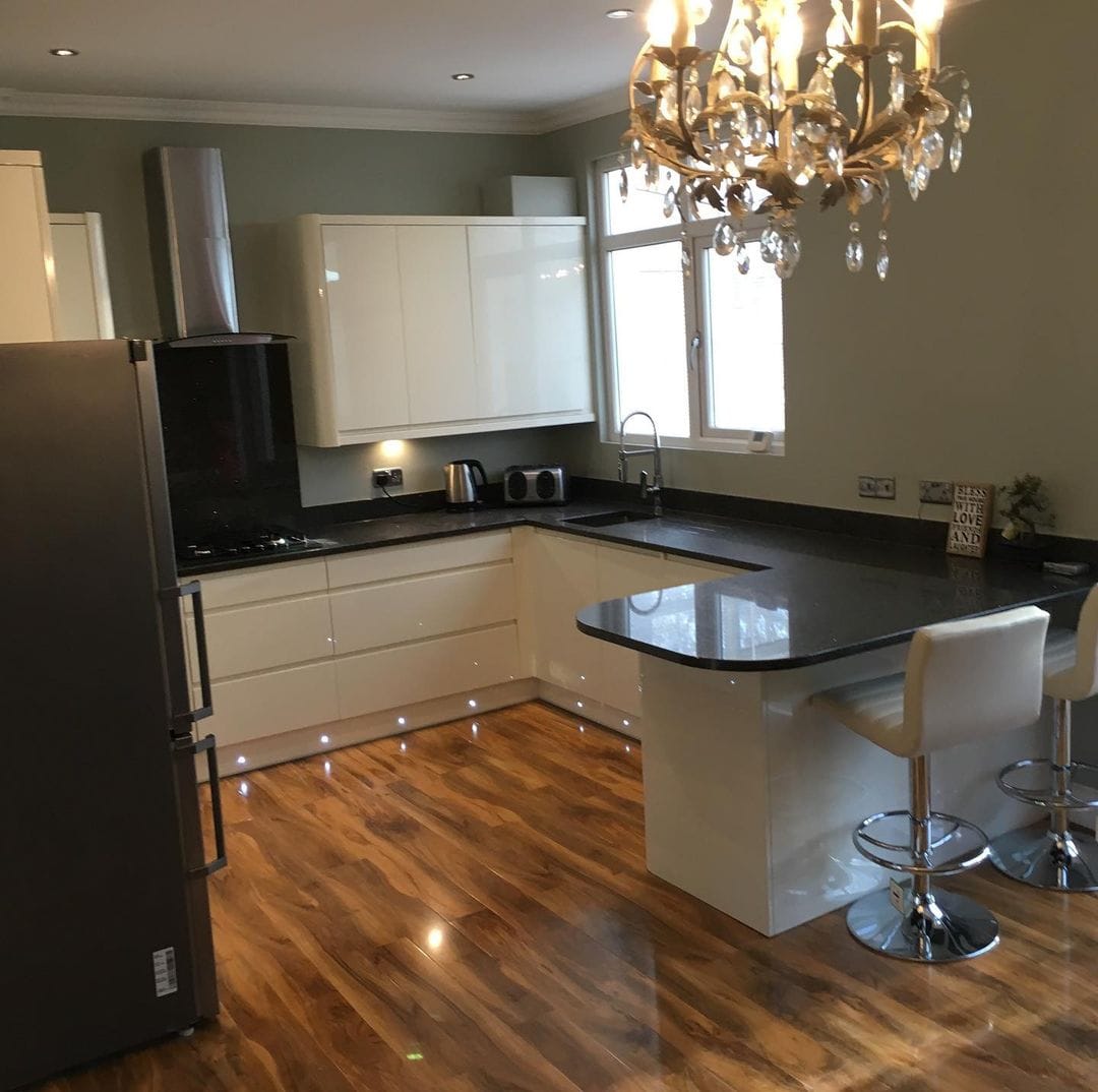 Modern kitchen installation